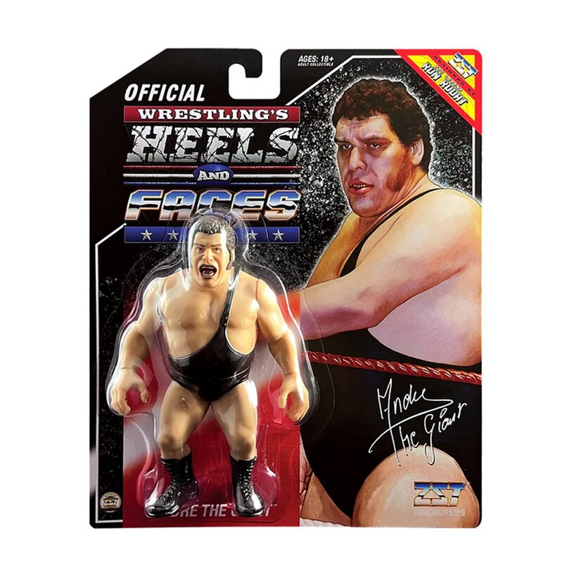 Andre The Giant Black Strap Wrestling Heels & Faces 4.5-Inch Figure