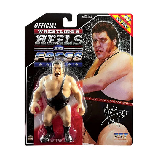 Andre The Giant Black Strap Wrestling Heels & Faces 4.5-Inch Figure