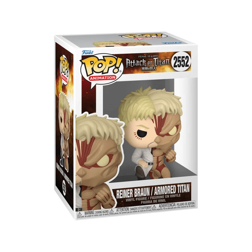 Armour Titan Pop! Vinyl – Attack On Titan Reiner Braun