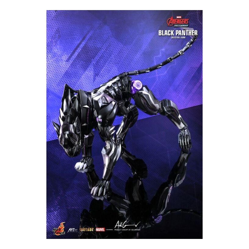 Avengers: Mech Strike – Black Panther Diecast 1:6 Scale Acti...