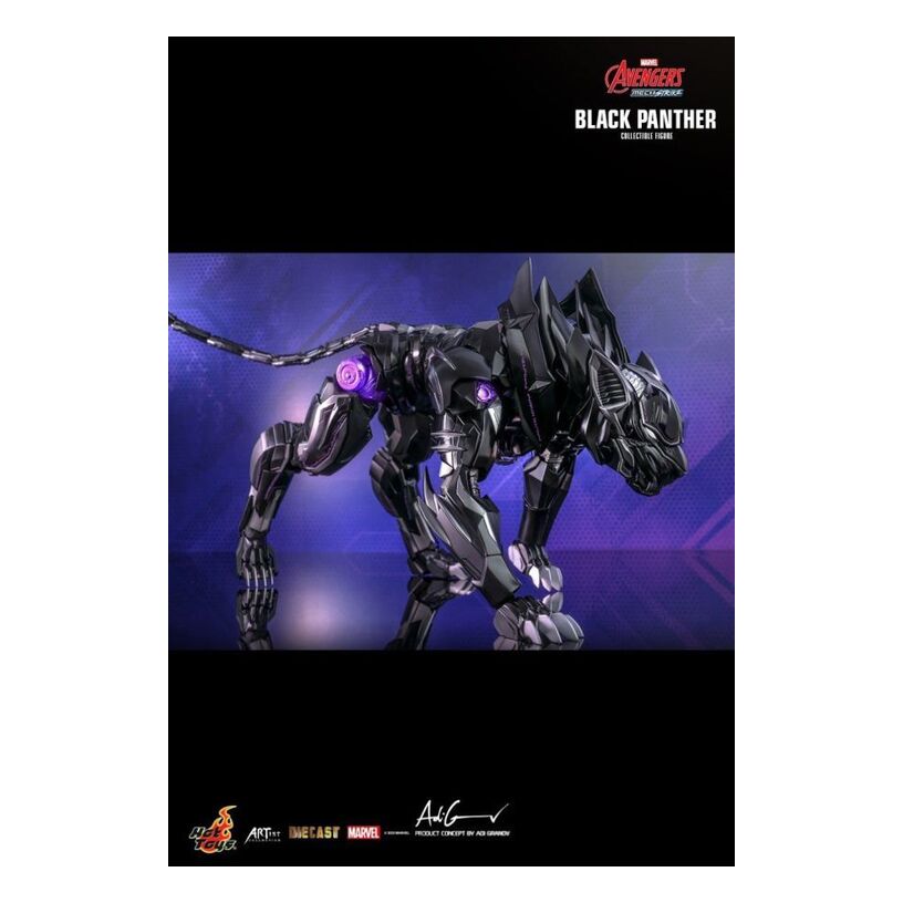 Avengers: Mech Strike – Black Panther Diecast 1:6 Scale Acti...