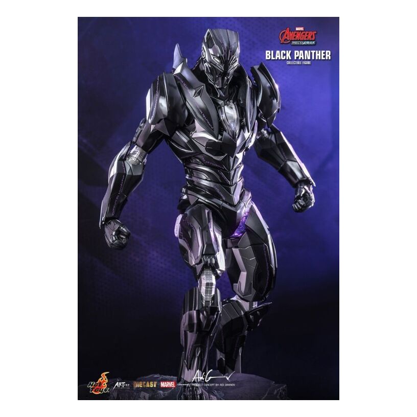 Avengers: Mech Strike – Black Panther Diecast 1:6 Scale Acti...