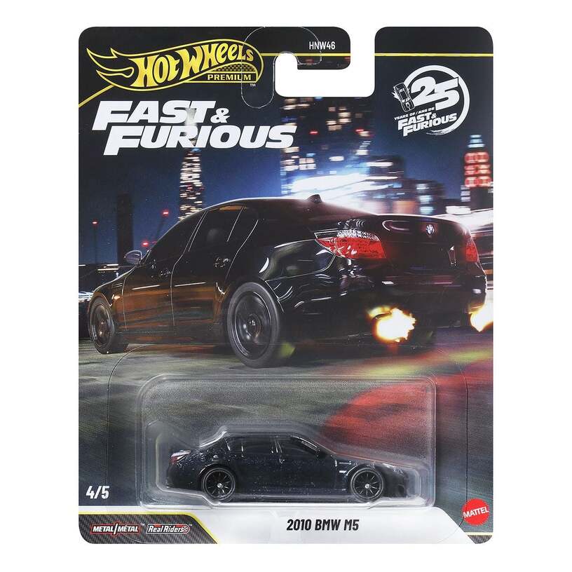 Bmw M5 Hot Wheels Premium Fast & Furious 2010 Hnw46
