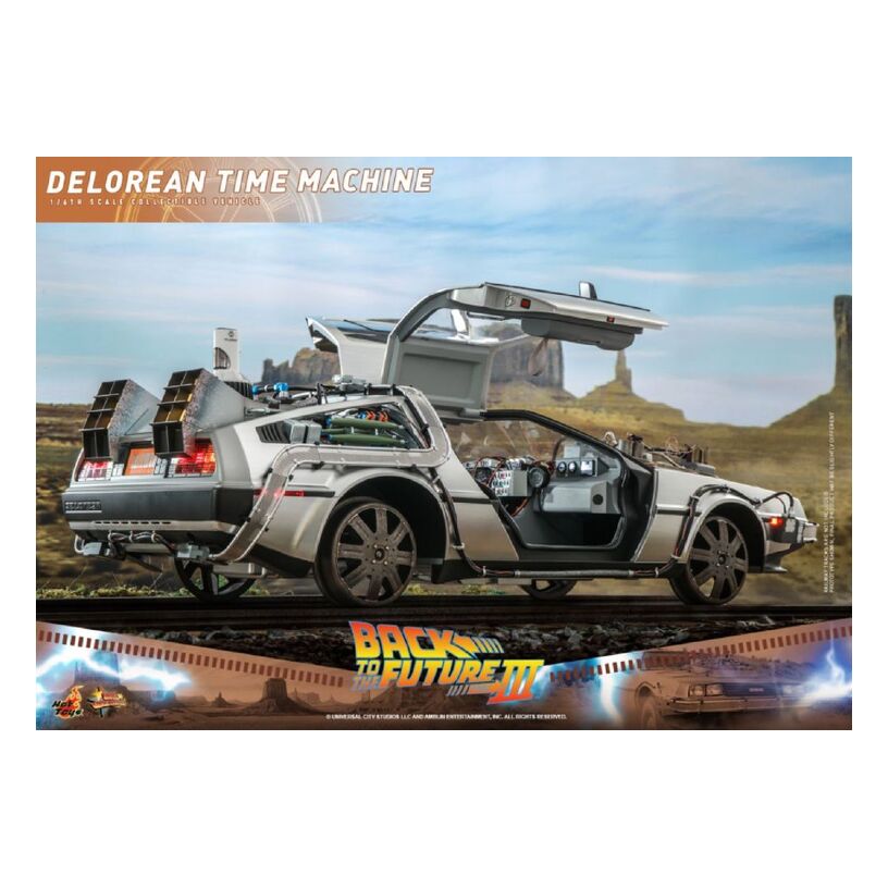Back To The Future Part Iii – Delorean Time Machine 1:6 Scale Vehicle