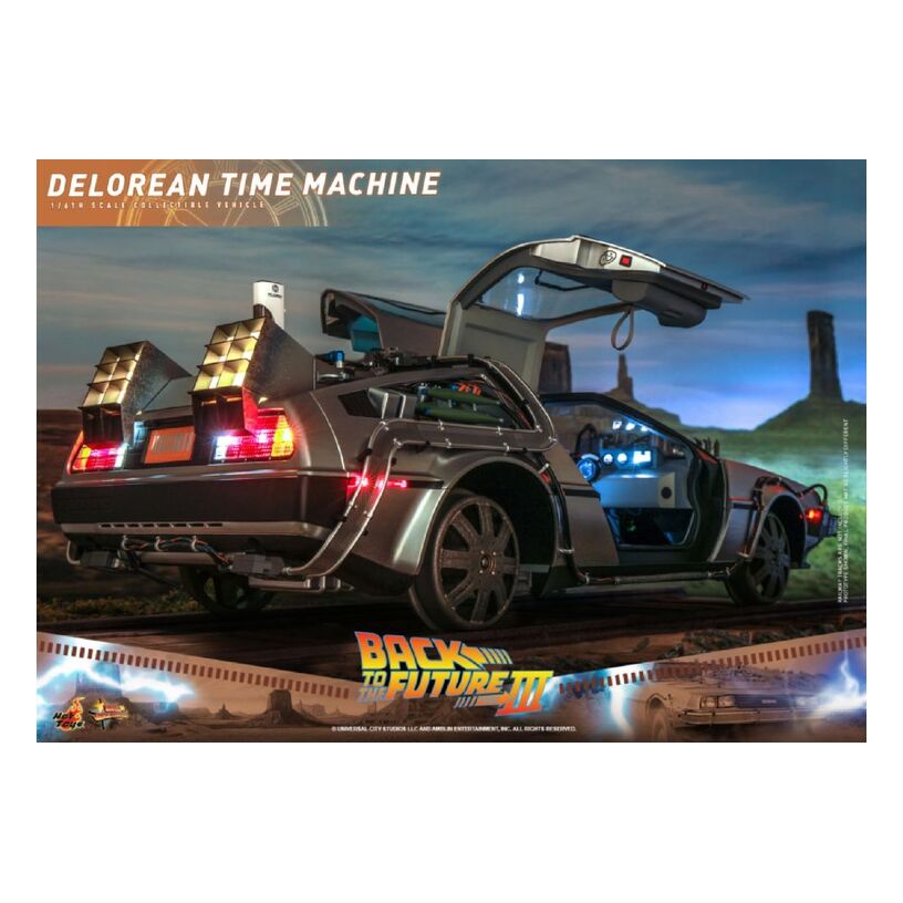 Back To The Future Part Iii – Delorean Time Machine 1:6 Scale Vehicle
