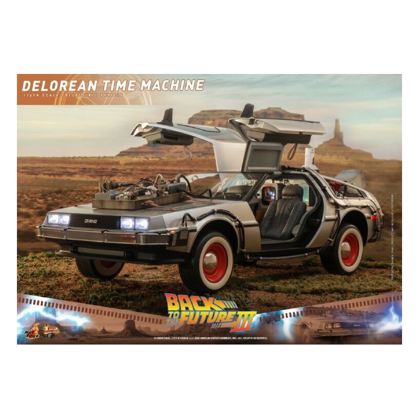 Back To The Future Part Iii – Delorean Time Machine 1:6 Scale Vehicle