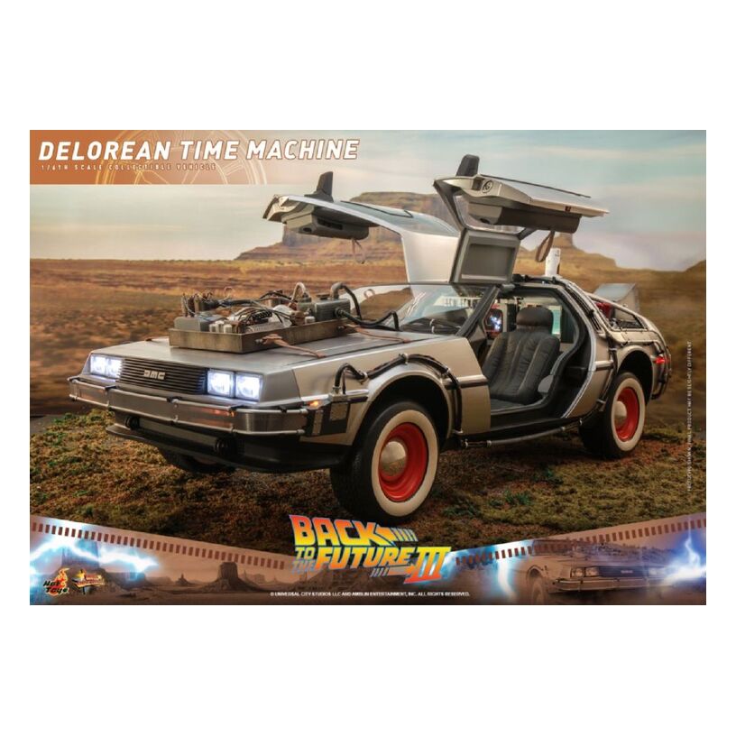 Back To The Future Part Iii – Delorean Time Machine 1:6 Scale Vehicle