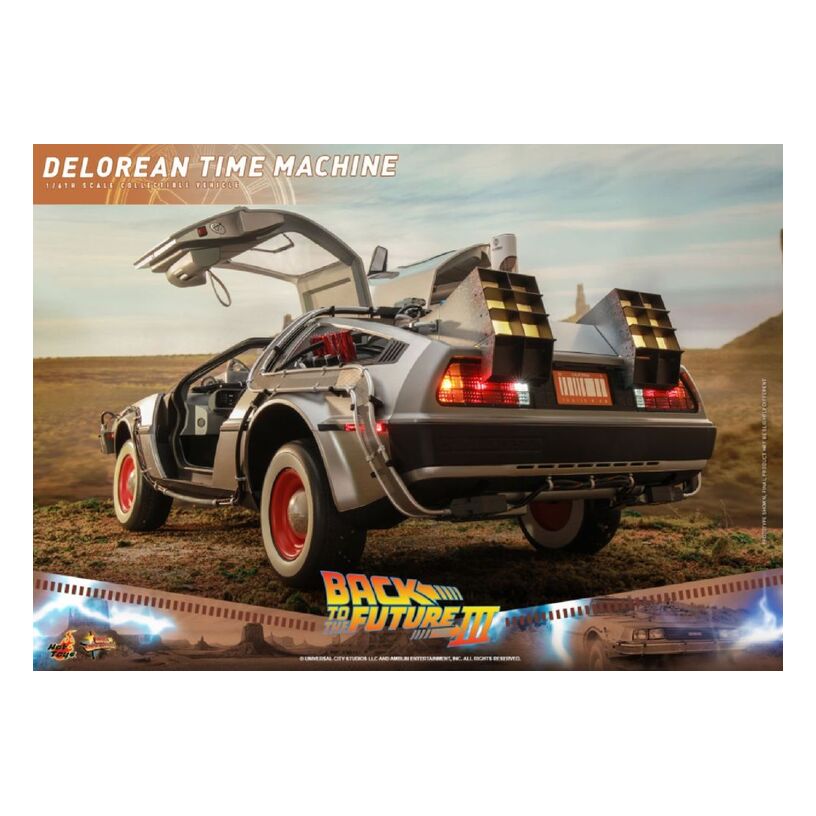 Back To The Future Part Iii – Delorean Time Machine 1:6 Scale Vehicle
