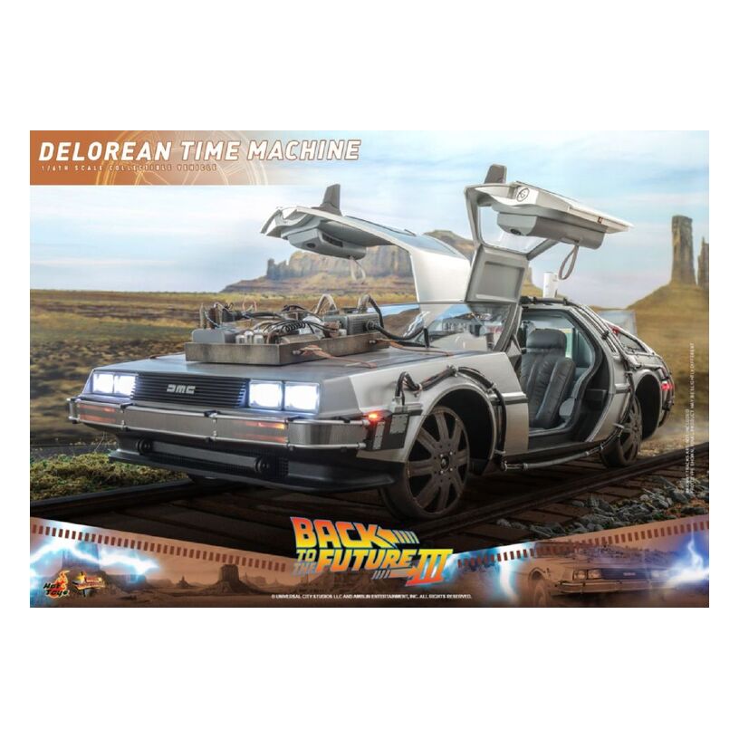 Back To The Future Part Iii – Delorean Time Machine 1:6 Scale Vehicle