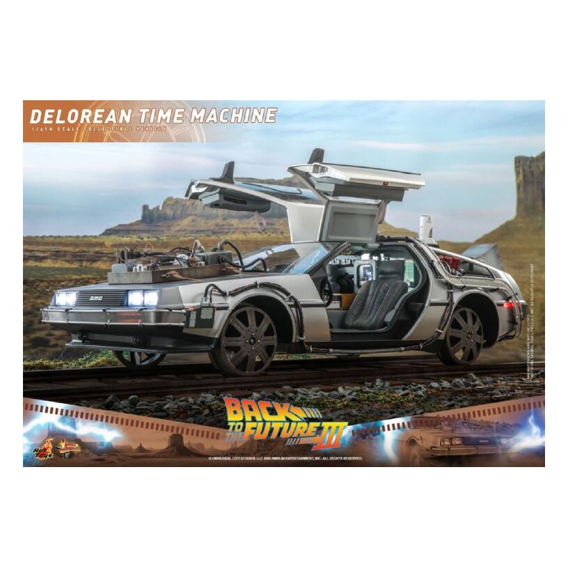 Back To The Future Part Iii – Delorean Time Machine 1:6 Scale Vehicle