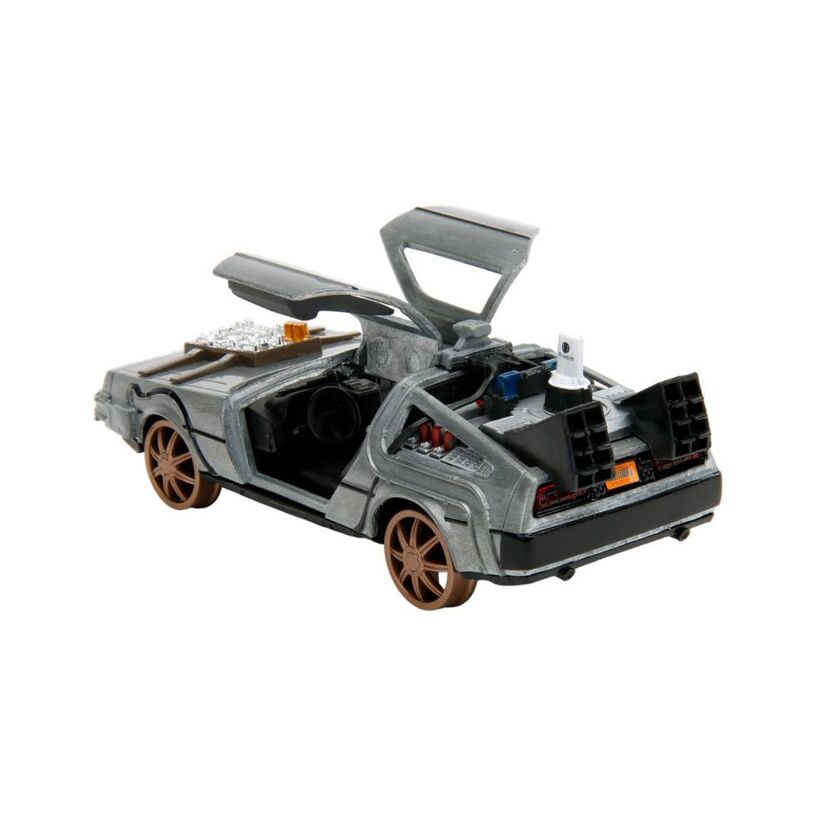 Back To The Future Part Iii – Time Machine (Railroad Wheels) 1:32 Scale Die-Cast