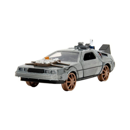 Back To The Future Part Iii – Time Machine (Railroad Wheels) 1:32 Scale Die-Cast