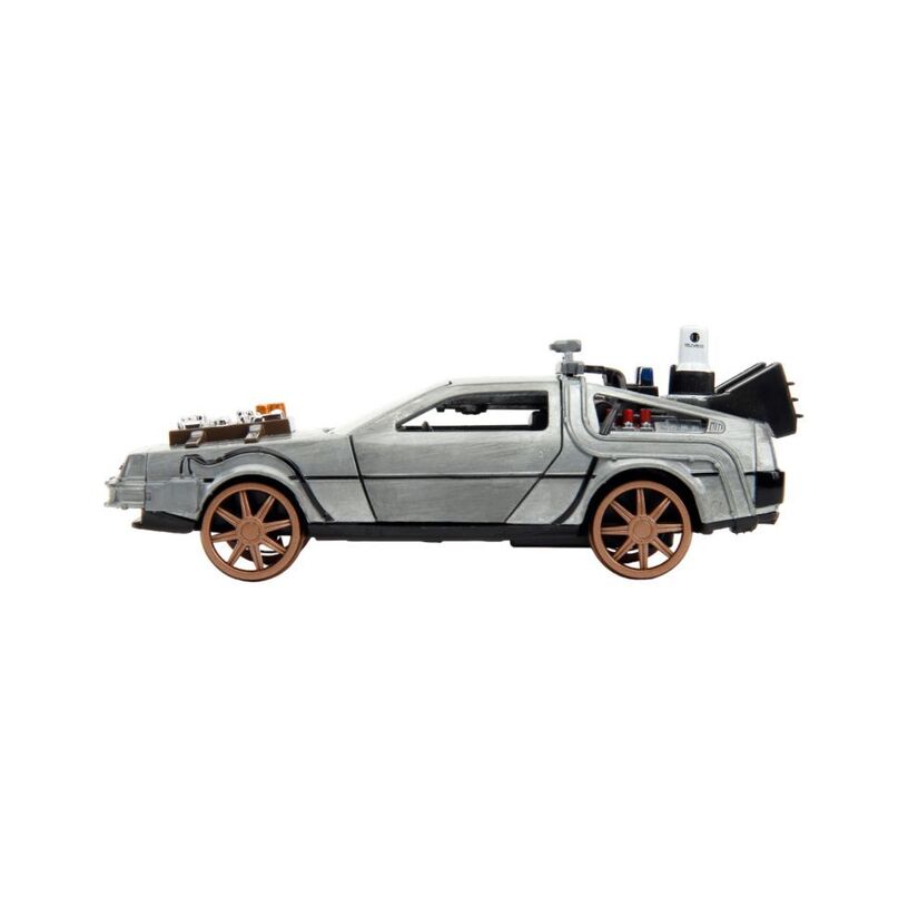 Back To The Future Part Iii – Time Machine (Railroad Wheels) 1:32 Scale Die-Cast