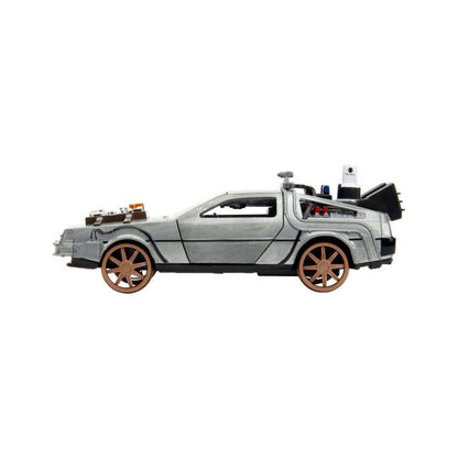 Back To The Future Part Iii – Time Machine (Railroad Wheels) 1:32 Scale Die-Cast