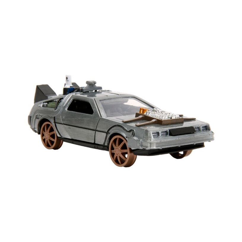 Back To The Future Part Iii – Time Machine (Railroad Wheels) 1:32 Scale Die-Cast