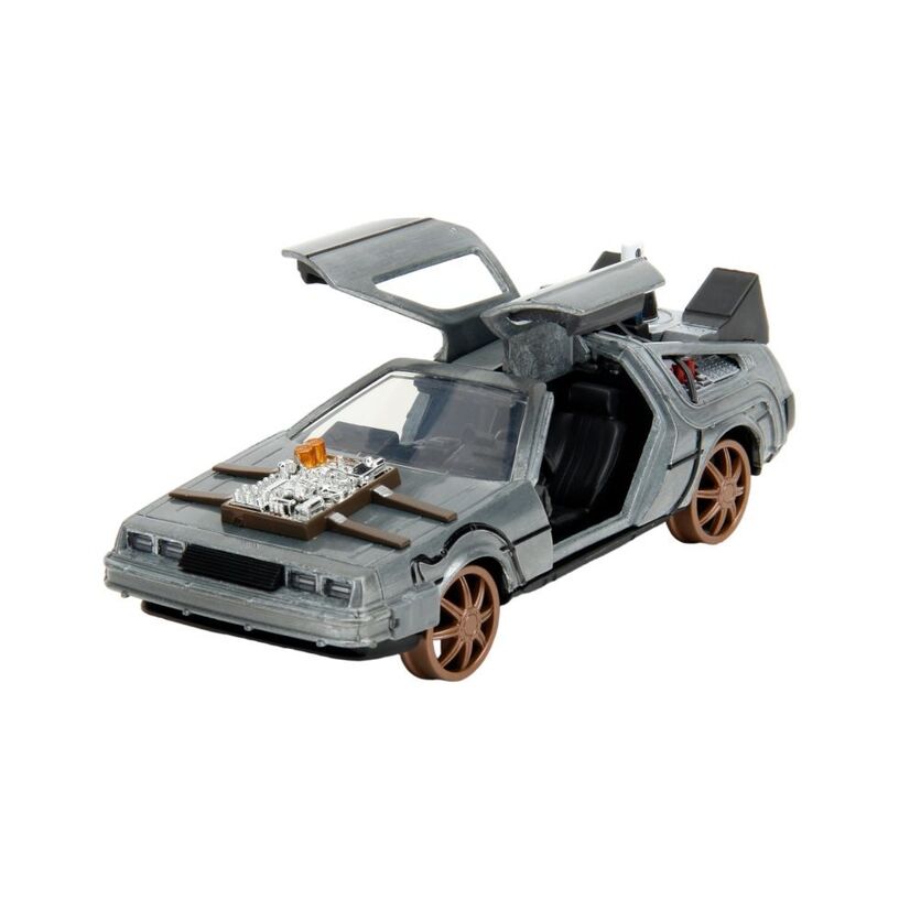 Back To The Future Part Iii – Time Machine (Railroad Wheels) 1:32 Scale Die-Cast