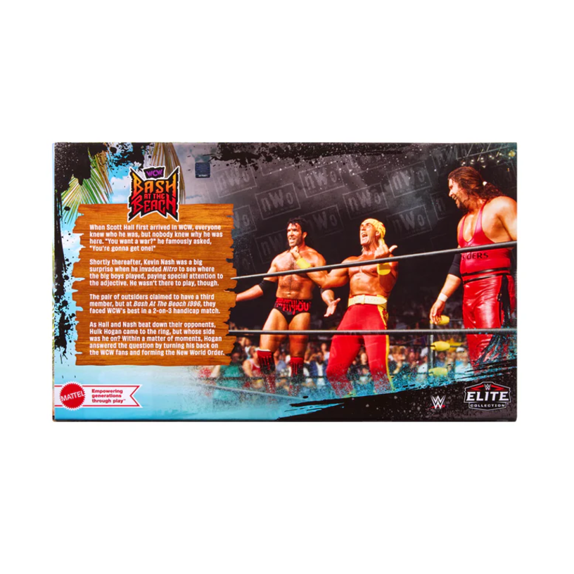 Bash At The Beach 3-Pack: 2026 Wwe Mattel Elite Hogan,Hall & Nash
