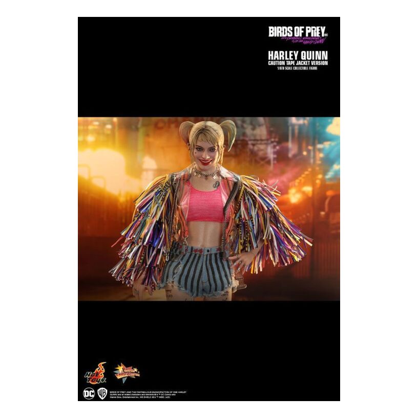 Birds Of Prey – Harley Quinn Caution Tape Jacket 1:6 Scale Collectible Figure