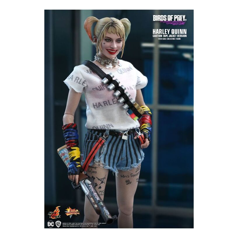 Birds Of Prey – Harley Quinn Caution Tape Jacket 1:6 Scale Collectible Figure