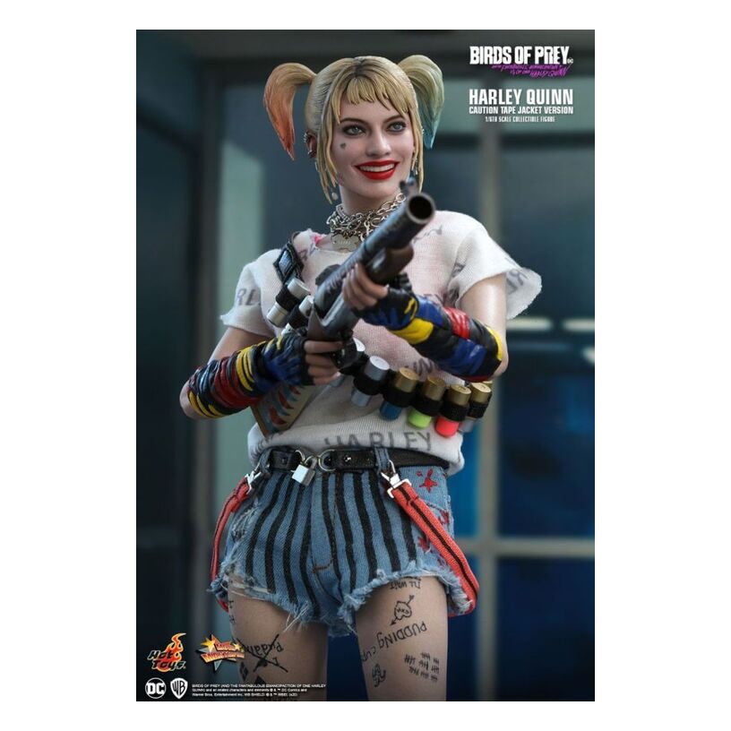 Birds Of Prey – Harley Quinn Caution Tape Jacket 1:6 Scale Collectible Figure