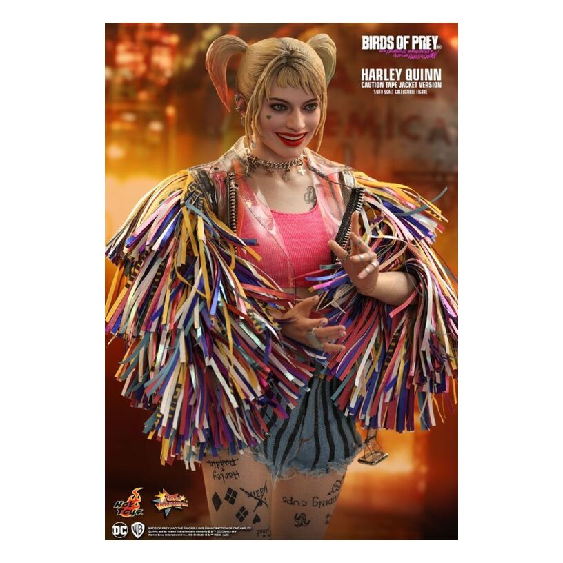 Birds Of Prey – Harley Quinn Caution Tape Jacket 1:6 Scale Collectible Figure