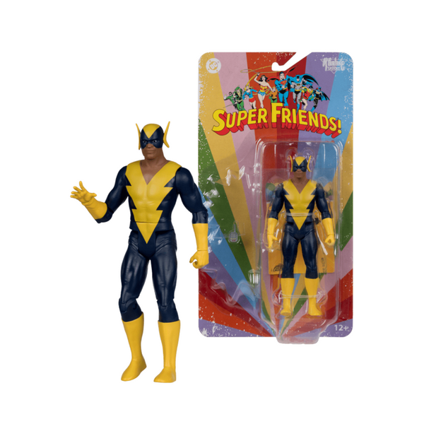 Black Vulcan Dc Comics Retro Super Friends 6" Figure