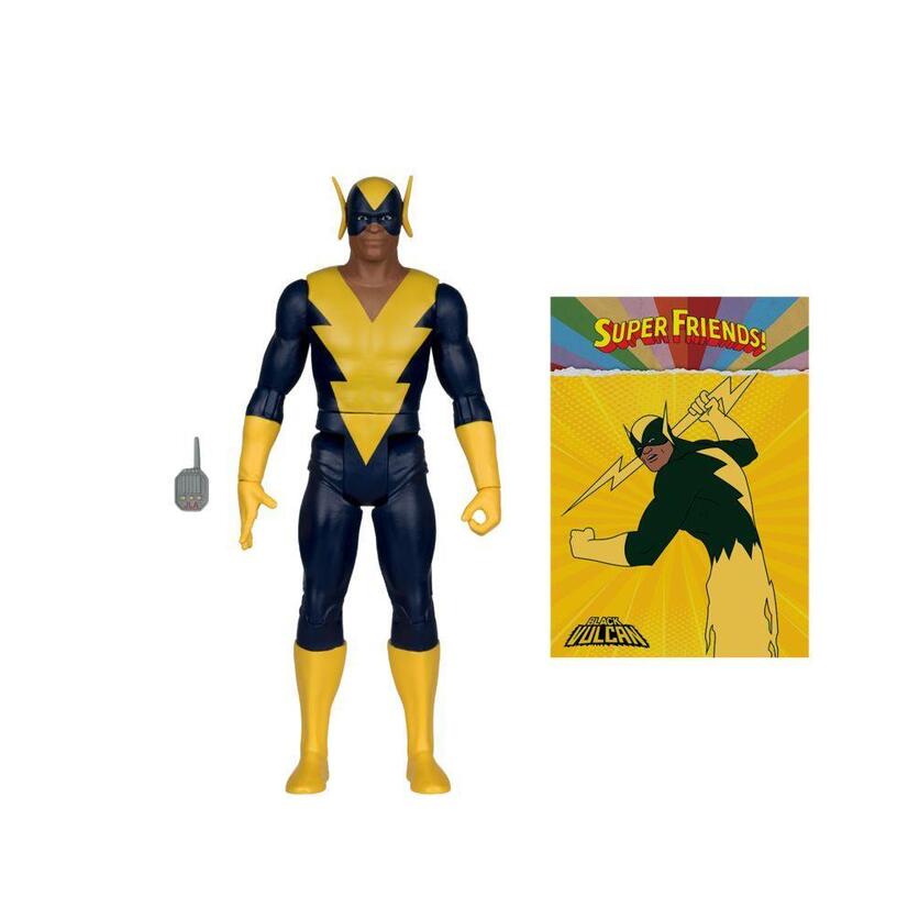 Black Vulcan Dc Comics Retro Super Friends 6" Figure