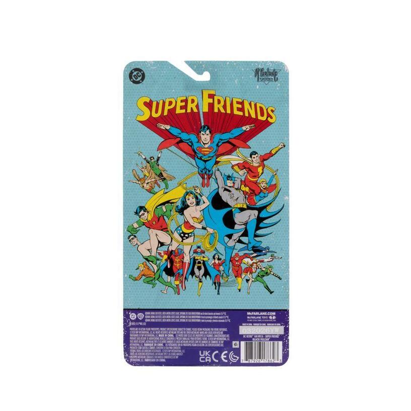Black Vulcan Dc Comics Retro Super Friends 6" Figure