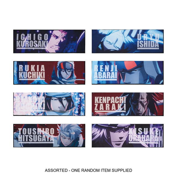 All 8 designs shown; one randomly selected towel supplied