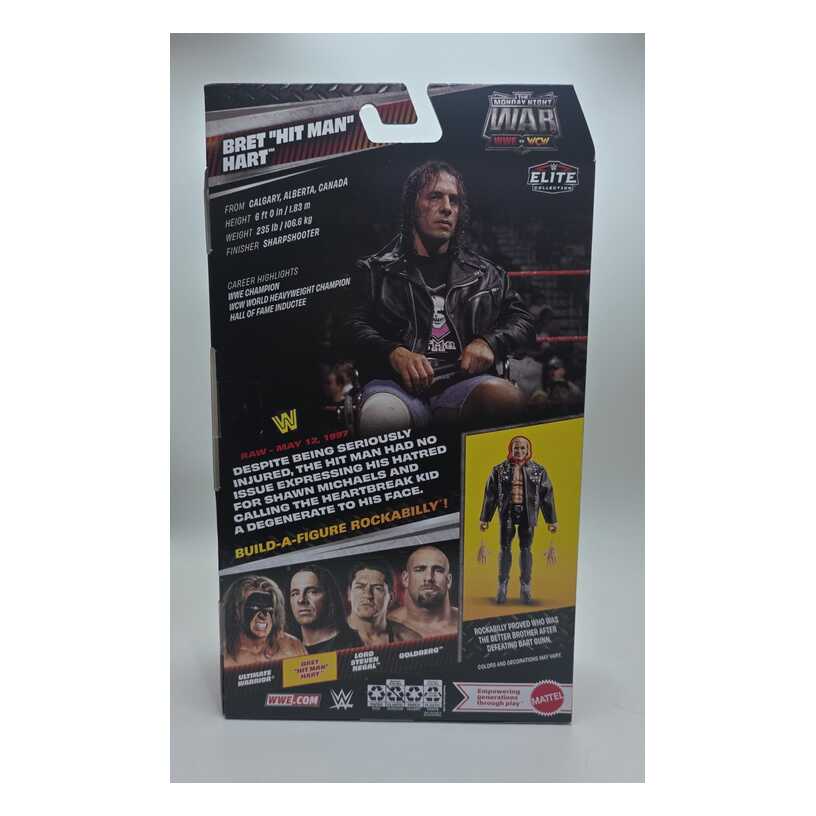 Bret The Hitman Hart - Wwe Elite Monday Night War Series 12