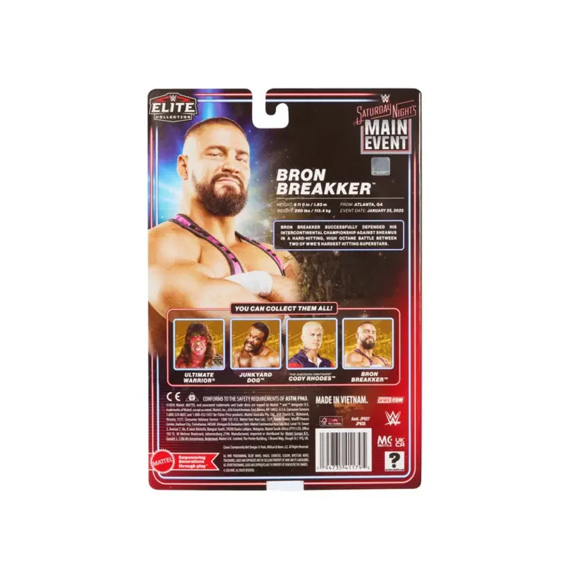 Bron Breakker Wwe Elite Saturday Night'S Main Event S2 2026