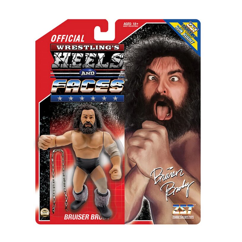 Bruiser Brody Wrestling'S Heels & Faces S2 4.5-Inch Action Figure