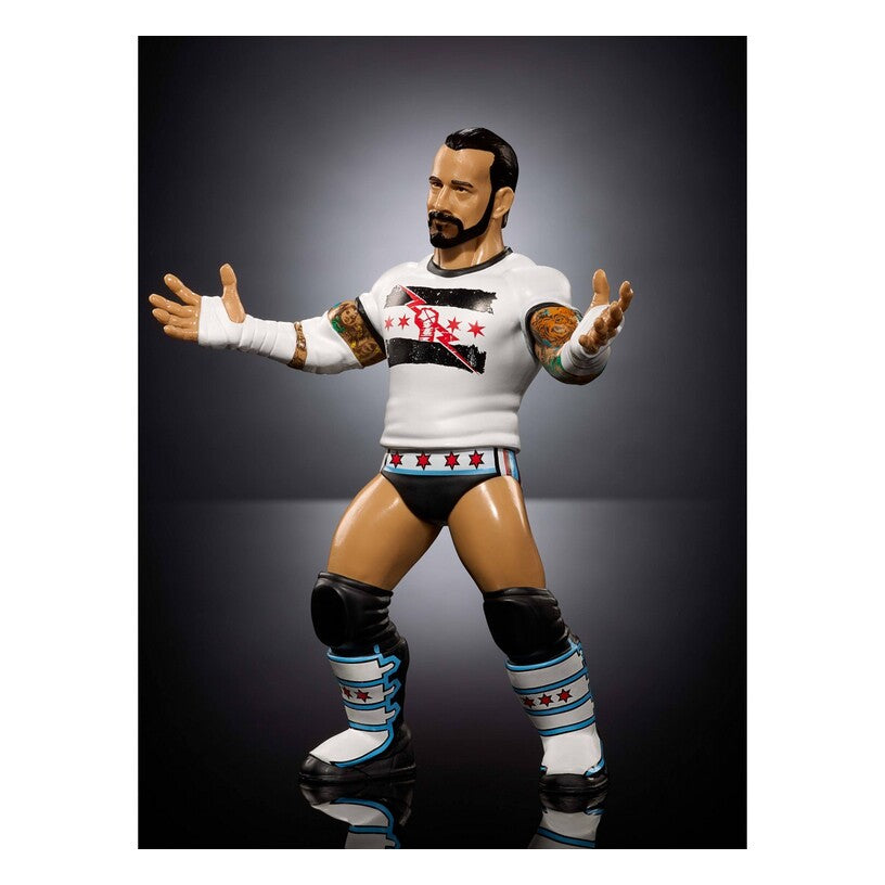 Cm Punk Wwe Ljn Superstars Series 4 Black Card Chase Action Figure