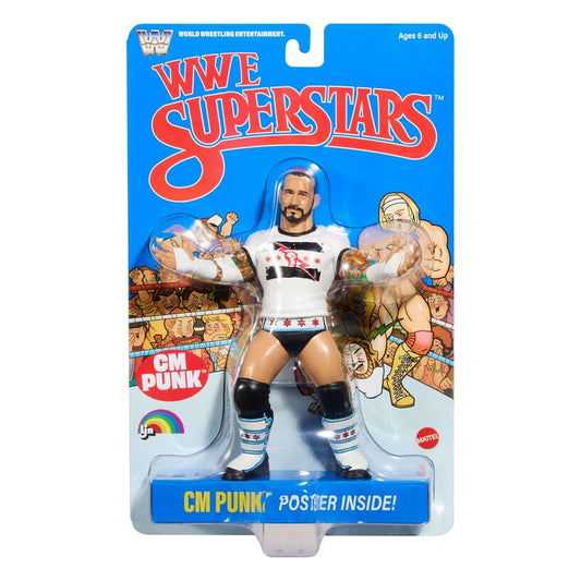 Cm Punk Wwe Ljn Superstars Series 4 Blue Card Action Figure