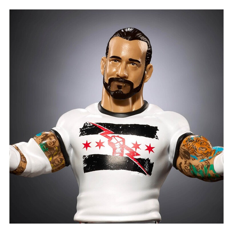 Cm Punk Wwe Ljn Superstars Series 4 Blue Card Action Figure