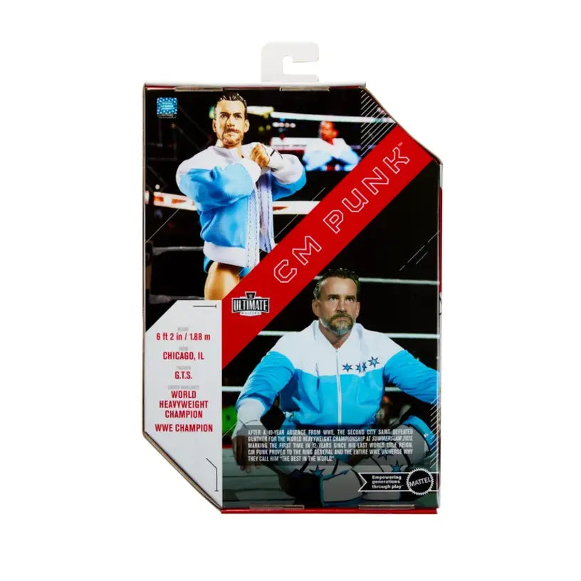 Cm Punk Wwe Ultimate Edition Wave 33 Action Figure