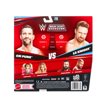 Cm Punk Vs La Knight Wwe Championship Showdown Series 29 Action Figure 2-Pack