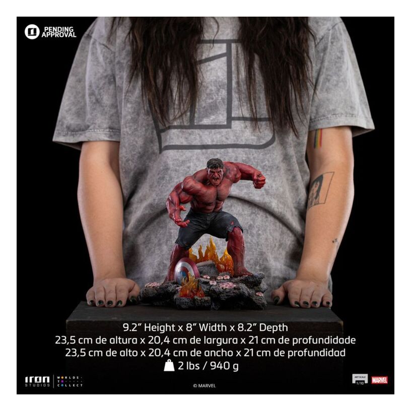 Captain America: Brave New World – Red Hulk 1:10 Scale Statu...
