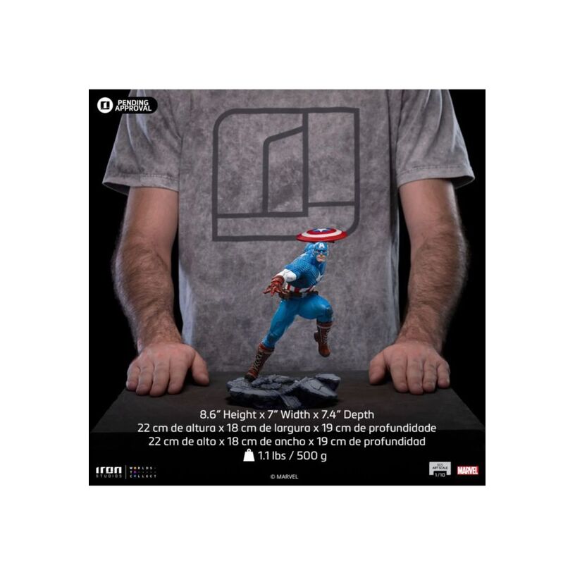 Captain America – Captain America 1:10 Scale Statue