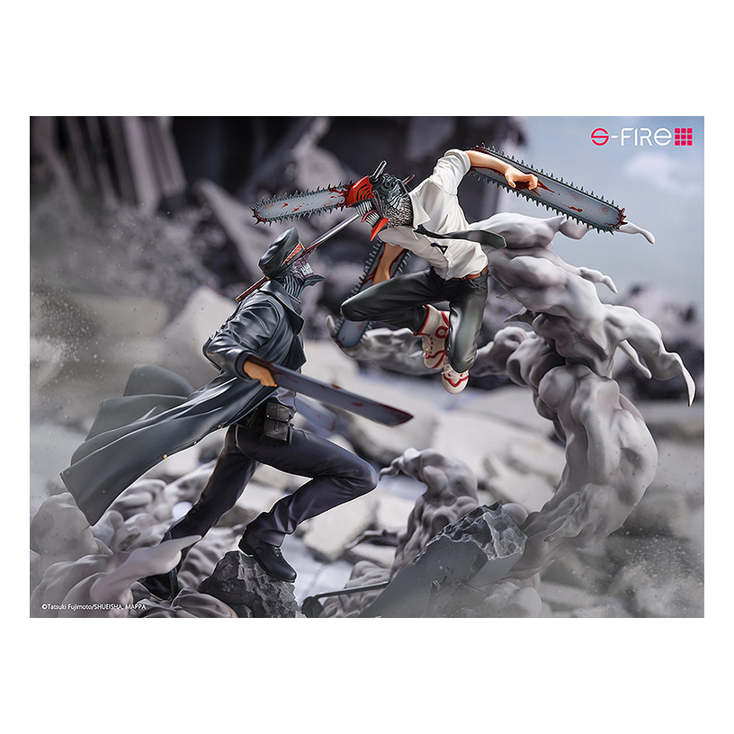 Chainsaw Man Super Situation Figure: Chainsaw Man Vs Samurai Sword (Sega)