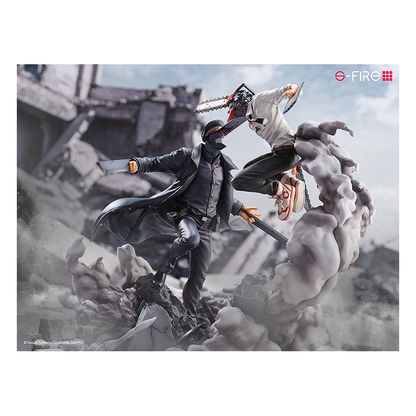 Chainsaw Man Super Situation Figure: Chainsaw Man Vs Samurai Sword (Sega)