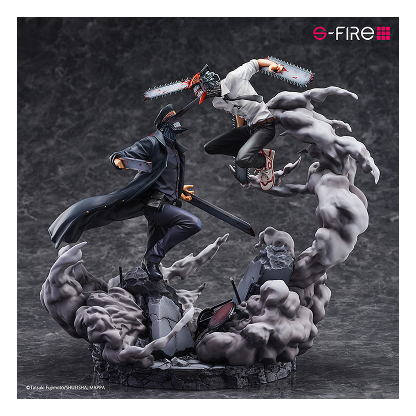 Chainsaw Man Super Situation Figure: Chainsaw Man Vs Samurai Sword (Sega)