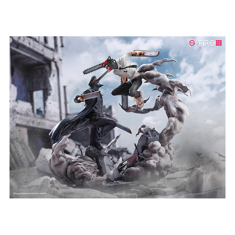 Chainsaw Man Super Situation Figure: Chainsaw Man Vs Samurai Sword (Sega)