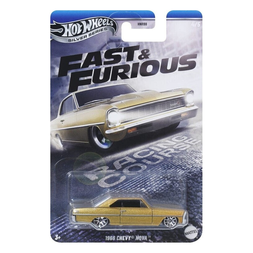 Chevy Nova 1966 Hot Wheels Fast & Furious 4.5-Inch Racing Course Hnr88 - 956Q