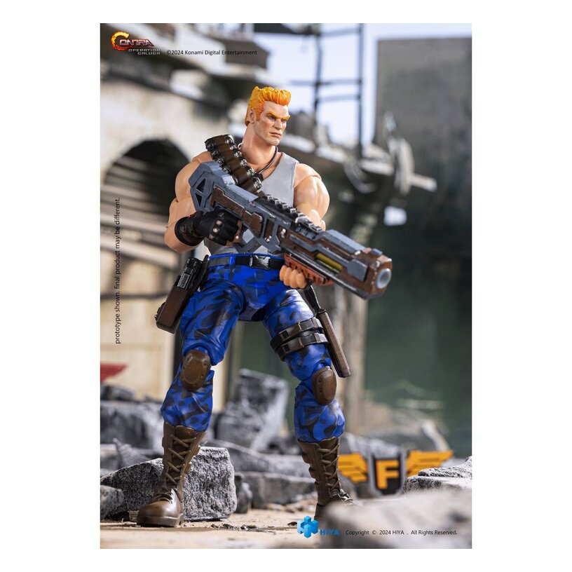 Contra: Operation Galuga Bill Rizer Exquisite Basic 1:12 Action Figure