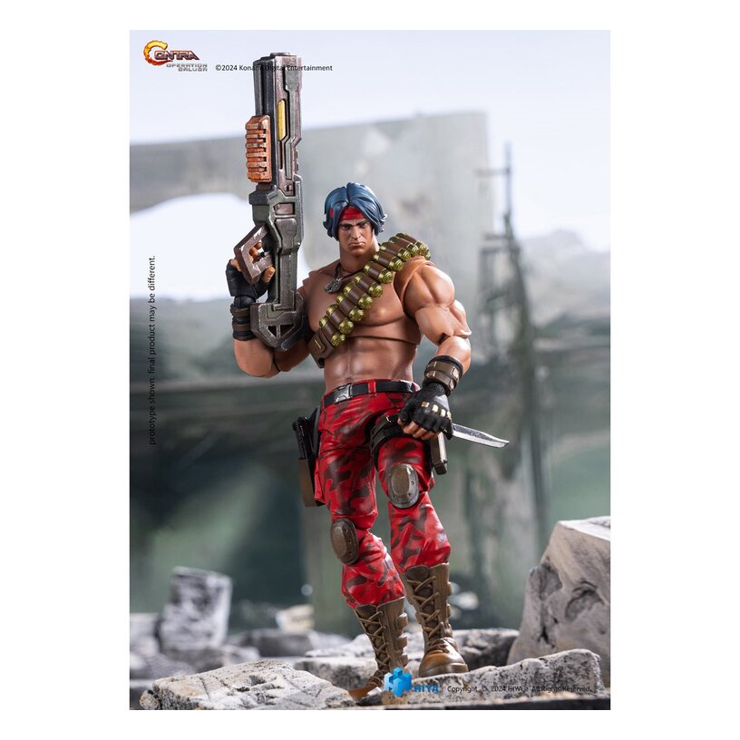 Contra: Operation Galuga Lance Bean Exquisite Basic 1:12 Action Figure