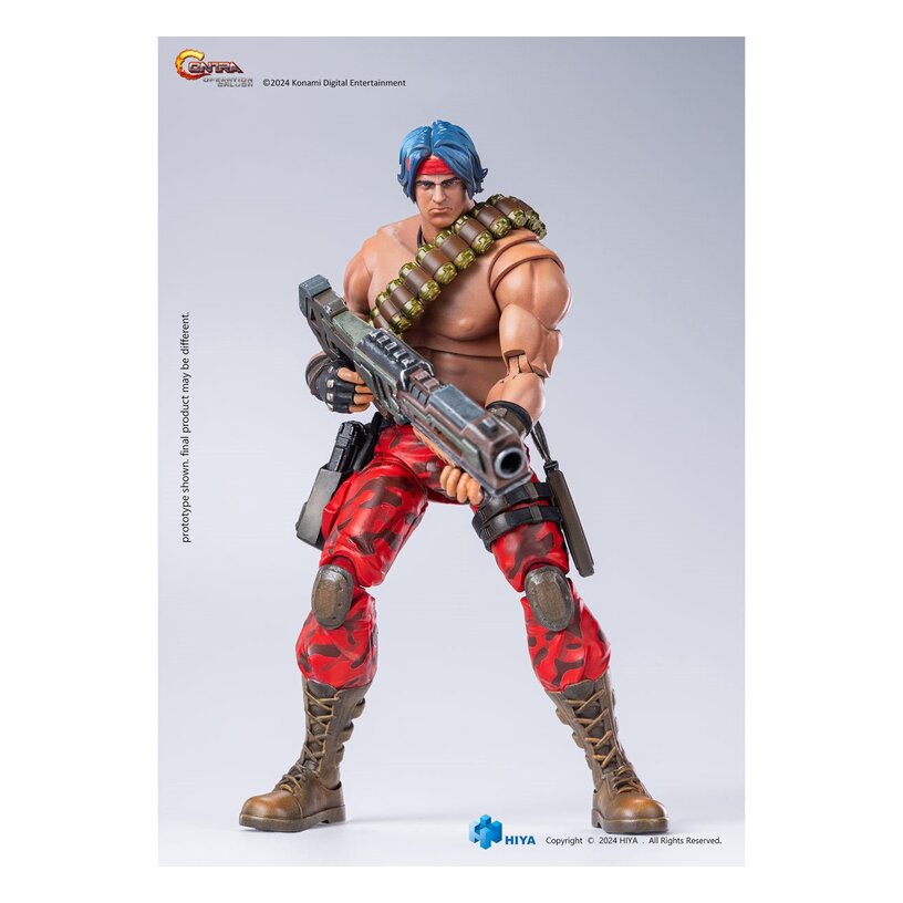 Contra: Operation Galuga Lance Bean Exquisite Basic 1:12 Action Figure