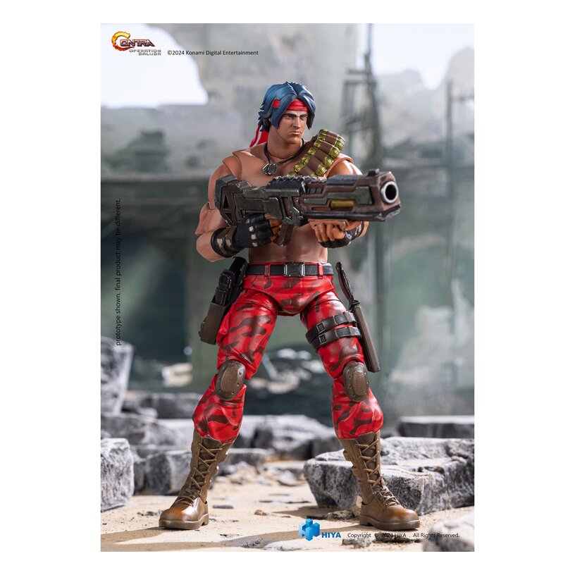 Contra: Operation Galuga Lance Bean Exquisite Basic 1:12 Action Figure