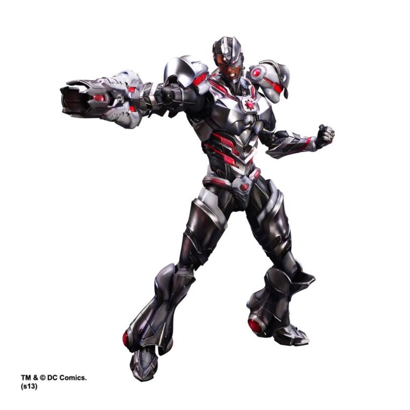 Cyborg Dc Comics Play Arts Action Figure
