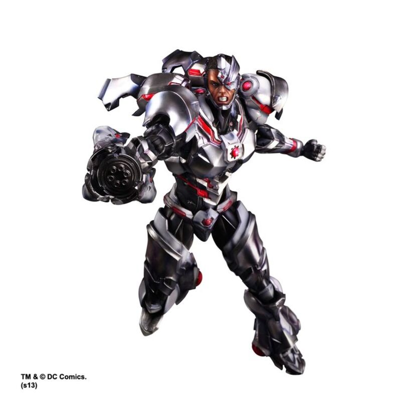 Cyborg Dc Comics Play Arts Action Figure